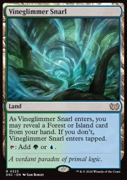 Vineglimmer Snarl⁣ - Commander: Duskmourn: House of Horror⁣ (Rare)⁣ [323]
