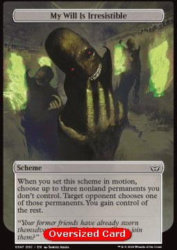 My Will Is Irresistible⁣ - Commander: Duskmourn: House of Horror⁣ (Special)⁣ [347]