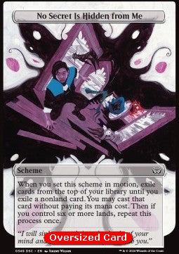 No Secret Is Hidden from Me⁣ - Commander: Duskmourn: House of Horror⁣ (Special)⁣ [349]