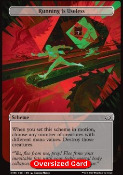 Running Is Useless⁣ - Commander: Duskmourn: House of Horror⁣ (Special)⁣ [356]