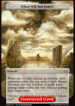 When Will You Learn?⁣ - Commander: Duskmourn: House of Horror⁣ (Special)⁣ [358]