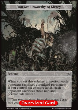 You Are Unworthy of Mercy⁣ - Commander: Duskmourn: House of Horror⁣ (Special)⁣ [359]