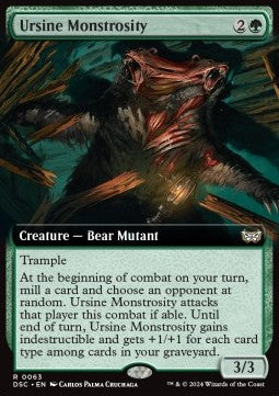 Ursine Monstrosity⁣ - Commander: Duskmourn: House of Horror: Extras⁣ (Rare)⁣ [63]