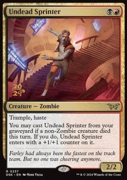 Undead Sprinter (V.1)⁣ - Duskmourn: House of Horror: Promos⁣ (Rare)⁣ [237]