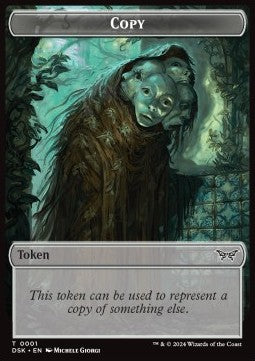 Copy Token // Treasure Token⁣ - Duskmourn: House of Horror: Tokens⁣ (Token)⁣ [T 1/15]