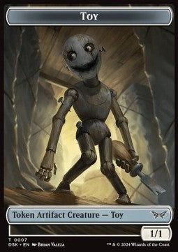 Toy Token (A 1/1) // Treasure Token⁣ - Duskmourn: House of Horror: Tokens⁣ (Token)⁣ [T 7/15]