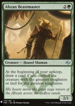 Abzan Beastmaster⁣ - Mystery Booster 2⁣ (Uncommon)⁣ [119]