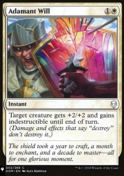 Adamant Will⁣ - Mystery Booster 2⁣ (Common)⁣ [2]