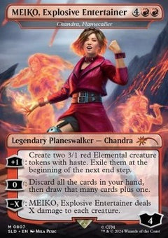 Chandra, Flamecaller⁣ - Secret Lair Drop Series: Camp Totally Safe Superdrop⁣ (Mythic)⁣ [807]