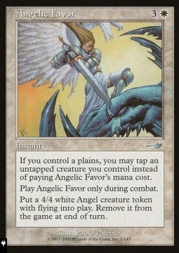 Angelic Favor⁣ - Mystery Booster 2: Reprints from Across Magic's History⁣ (Uncommon)