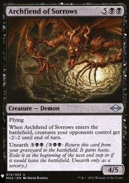 Archfiend of Sorrows⁣ - Mystery Booster 2: Reprints from Across Magic's History⁣ (Uncommon)