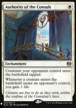 Authority of the Consuls - Mystery Booster 2: Reprints from Across Magic's History (Rare)