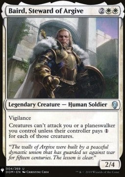 Baird, Steward of Argive⁣ - Mystery Booster 2: Reprints from Across Magic's History⁣ (Uncommon)