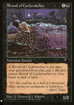 Brood of Cockroaches⁣ - Mystery Booster 2: Reprints from Across Magic's History⁣ (Uncommon)