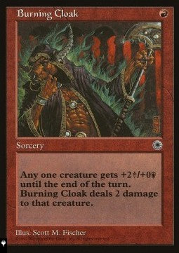 Burning Cloak⁣ - Mystery Booster 2: Reprints from Across Magic's History⁣ (Common)