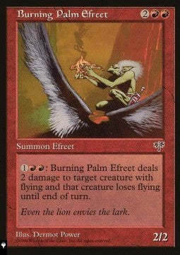 Burning Palm Efreet⁣ - Mystery Booster 2: Reprints from Across Magic's History⁣ (Uncommon)