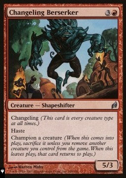 Changeling Berserker⁣ - Mystery Booster 2: Reprints from Across Magic's History⁣ (Uncommon)