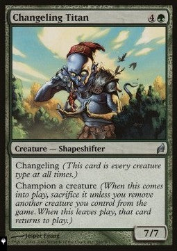 Changeling Titan⁣ - Mystery Booster 2: Reprints from Across Magic's History⁣ (Uncommon)
