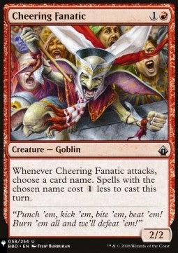 Cheering Fanatic⁣ - Mystery Booster 2: Reprints from Across Magic's History⁣ (Uncommon)