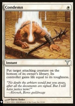 Condemn⁣ - Mystery Booster 2: Reprints from Across Magic's History⁣ (Uncommon)