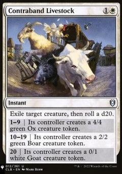 Contraband Livestock⁣ - Mystery Booster 2: Reprints from Across Magic's History⁣ (Uncommon)