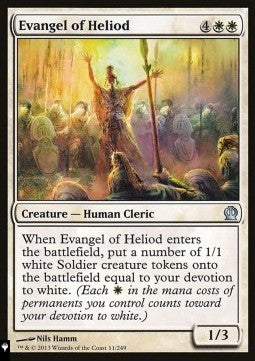 Evangel of Heliod⁣ - Mystery Booster 2: Reprints from Across Magic's History⁣ (Uncommon)
