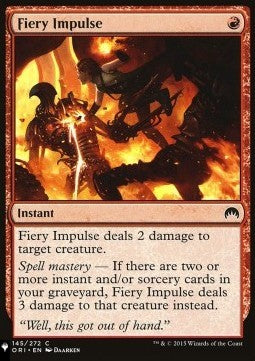 Fiery Impulse⁣ - Mystery Booster 2: Reprints from Across Magic's History⁣ (Common)