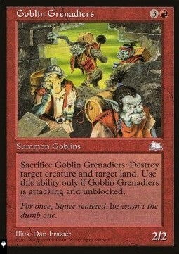 Goblin Grenadiers⁣ - Mystery Booster 2: Reprints from Across Magic's History⁣ (Uncommon)