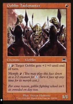 Goblin Taskmaster⁣ - Mystery Booster 2: Reprints from Across Magic's History⁣ (Common)