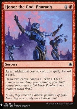 Honor the God-Pharaoh⁣ - Mystery Booster 2: Reprints from Across Magic's History⁣ (Common)