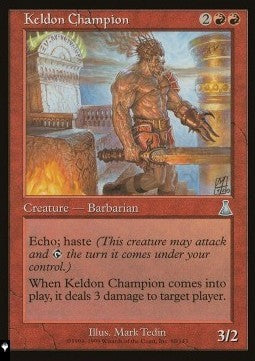 Keldon Champion⁣ - Mystery Booster 2: Reprints from Across Magic's History⁣ (Uncommon)