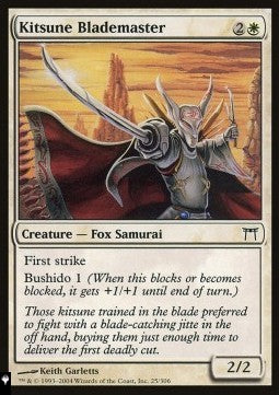 Kitsune Blademaster⁣ - Mystery Booster 2: Reprints from Across Magic's History⁣ (Common)
