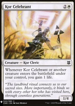 Kor Celebrant⁣ - Mystery Booster 2: Reprints from Across Magic's History⁣ (Common)