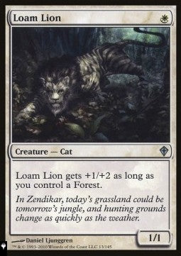 Loam Lion⁣ - Mystery Booster 2: Reprints from Across Magic's History⁣ (Uncommon)