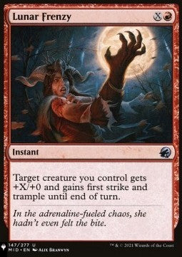 Lunar Frenzy⁣ - Mystery Booster 2: Reprints from Across Magic's History⁣ (Uncommon)
