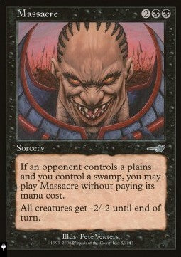 Massacre⁣ - Mystery Booster 2: Reprints from Across Magic's History⁣ (Uncommon)