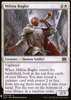 Militia Bugler⁣ - Mystery Booster 2: Reprints from Across Magic's History⁣ (Common)