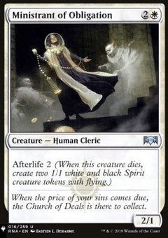 Ministrant of Obligation⁣ - Mystery Booster 2: Reprints from Across Magic's History⁣ (Uncommon)