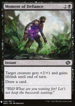 Moment of Defiance⁣ - Mystery Booster 2: Reprints from Across Magic's History⁣ (Common)