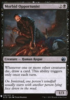 Morbid Opportunist⁣ - Mystery Booster 2: Reprints from Across Magic's History⁣ (Uncommon)