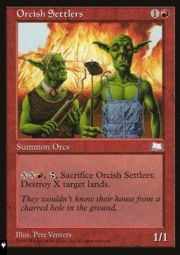 Orcish Settlers⁣ - Mystery Booster 2: Reprints from Across Magic's History⁣ (Uncommon)