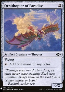 Ornithopter of Paradise⁣ - Mystery Booster 2: Reprints from Across Magic's History⁣ (Common)