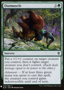 Outmuscle⁣ - Mystery Booster 2: Reprints from Across Magic's History⁣ (Common)