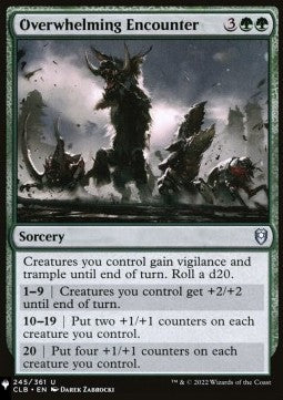 Overwhelming Encounter⁣ - Mystery Booster 2: Reprints from Across Magic's History⁣ (Uncommon)