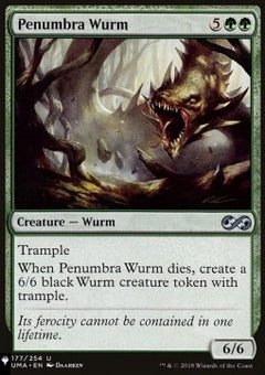 Penumbra Wurm⁣ - Mystery Booster 2: Reprints from Across Magic's History⁣ (Uncommon)