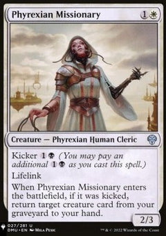 Phyrexian Missionary⁣ - Mystery Booster 2: Reprints from Across Magic's History⁣ (Uncommon)