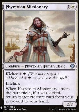 Phyrexian Missionary⁣ - Mystery Booster 2: Reprints from Across Magic's History⁣ (Uncommon)