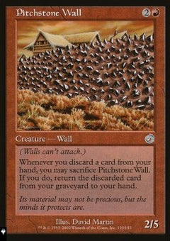 Pitchstone Wall⁣ - Mystery Booster 2: Reprints from Across Magic's History⁣ (Uncommon)