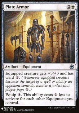 Plate Armor⁣ - Mystery Booster 2: Reprints from Across Magic's History⁣ (Uncommon)
