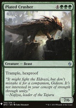 Plated Crusher⁣ - Mystery Booster 2: Reprints from Across Magic's History⁣ (Uncommon)